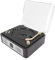 Retro Bluetooth CD Player with Dual HiFi Speakers, Rechargeable 8Hr Battery, SPDIF USB AUX 3.5mm Audio Jack, Portable Wooden Design for Home & Travel - Supports MP3/WMA/WAV