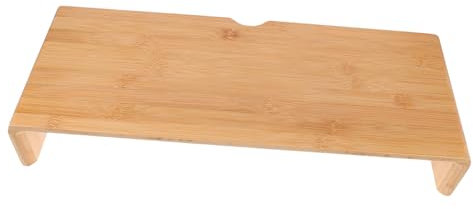 OSALADI Rialzo Monitor Bamboo per Scrivania per Computer e Laptop Ottimizza e Casa Design e