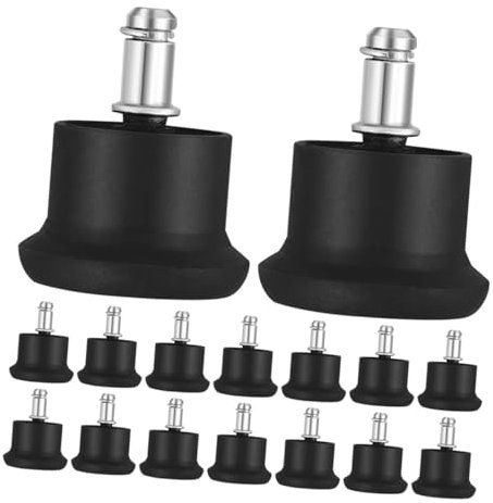 WOONEKY 15stücke Teiliges Hochprofil Stuhlgleiter Ersatz Für Bürostühle Und Hocker Robuste Verschleißfeste Boden-schoner Schützende Gleiter Für Parkett Und Hartböden Für Büro Wohnmöbel