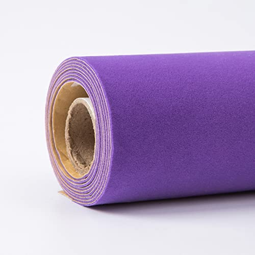 ZHJLF Selbstkleber Samt Herde Roll -Regal -Liner Für Schmuckschubladenhandwerk Stoff(Size:50x150cm,Color:lila)