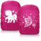 Cadimus Regenhülle Rucksack Rosa Einhorn und Rosa Schmetterling, Schulranzen Regenschutz, Rucksack Überzug Reflektierend für Jungen und Mädchen Schulanfänger