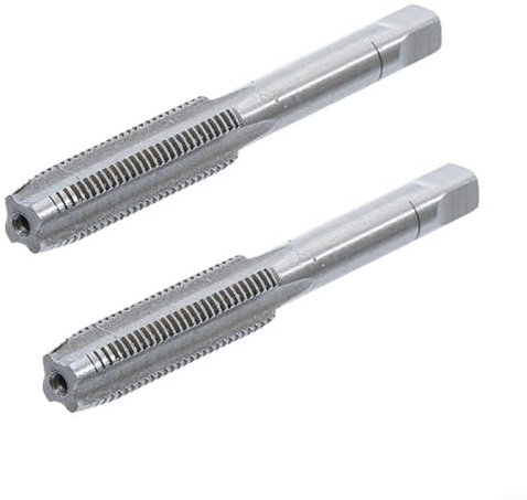 Lot de 2 tarauds à taraudage fin pour droitier M12 × 1,5 mm