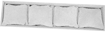 LIFKOME Uhren Und Schmuckdisplay-tablett Pillows Eleganter Organizer Für Armbänder Und Uhren Slots Einreihig Eisblau Für Schmuckaufbewahrung Und Vitrinen