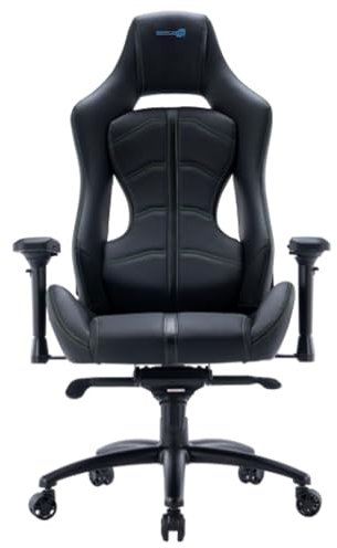 SIMPLETEK - Sedia da Gaming Ufficio Poltrona Scrivania Nera Regolabile in FOAM Frog