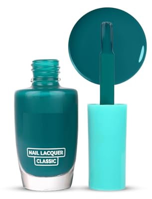 Nail Lacquer 45 Teal Oasis – 10 ml | High Shine | Long-Lasting | Chip Resistant | Quick Drying Nail Polish