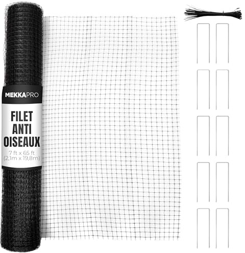MEKKAPRO Heavy-Duty Deer Net, 2.1 x 19.8 m, 40GSM | Durable Garden Fence Mesh for Trees and Shrubs Protection