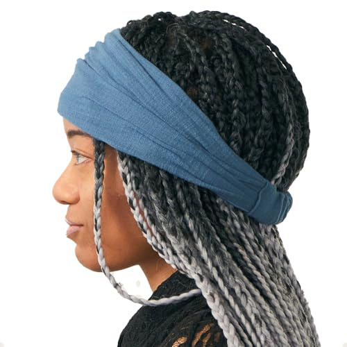 CHARM Damen & Herren Bandana-Stirnband aus Baumwolle | Elastisches Yoga Haarband Sommer, Frauen Boho Haar Tuch, Männer Kopftuch als Sonnenschutz
