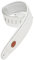 Levy's Leathers Ledergurt für Gitarre oder Bass | Breite 11 cm | Weiß | (MSS2-4-WHT)