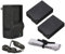 Digital Nc Batterie Intelligent (2 unità) + caricabatterie da viaggio AC/DC per Panasonic Lumix DMC-GF2