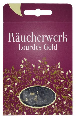 Landkaufhaus Räucherwerk Lourdes Gold Räucherwerk, 2er Pack (2 x 20 g)