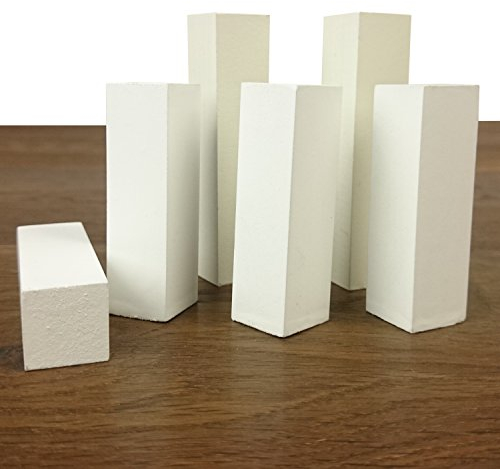 Eckturm als Innenecke und Außenecke oder als Endstück einsetzbar - einfach genial (Eckturm Höhe: 75 mm) für MDF Sockelleisten CUBE Farbe: Weiß | Format: Höhe: 70 | Tiefe: 18 mm - Sie kaufen 1 Stück