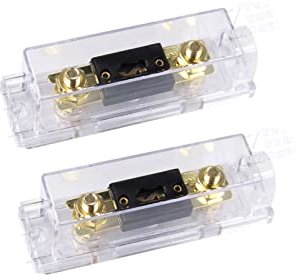 KOLACEN Fusible ANL plaqué or 200 A + porte-fusible ANL (paquet de 2)