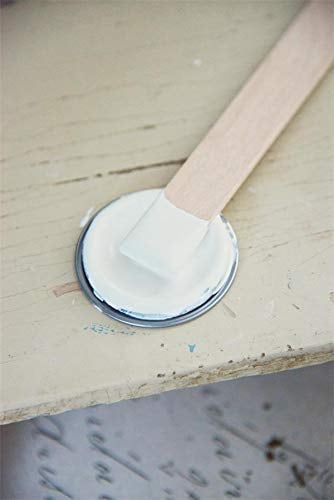 Jeanne d'Arc Living Vintage Paint Kreidefarbe 100 ml/3,4oz Chalk Kalkfarbe JDL 100% natürliche Möbelfarbe - einfache Handhabung (Natural White)