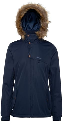 Protest Damen Peaceful Skijacke/Schnee, Blau (Ground Blue), L