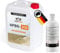 Home Profis® HPBG-300 2K Epoxidharz Tiefgrund für Bodenbeschichtung & Steinteppich | Grundierung für Innen & Außen | 100% Wasserdichter Primer | Beton Estrich Keller Garage Balkon Terrasse | Bis 45m²