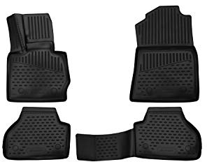 Element Passgenaue Premium Antirutsch Gummi Fußmatten - BMW X4 (F26), SUV
