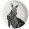 Maxwell & Williams DX0555 Teller Kangaroo – Schwarz-weiß – 20 cm Durchmesser – Porzellan – mit Känguru-Motiv, Geschenkbox