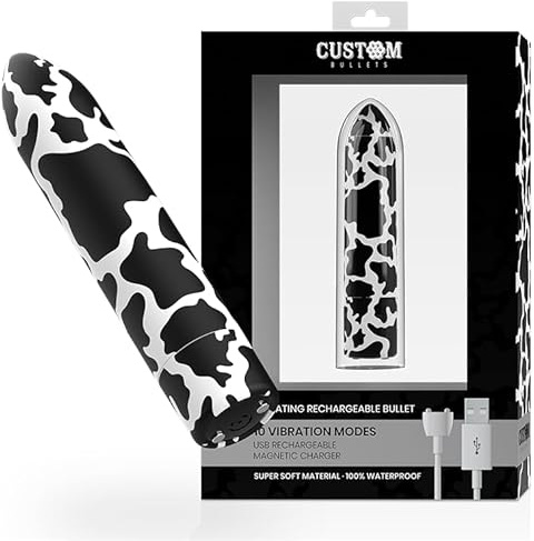 CUSTOM BULLETS BALA RECARGABLE COW 10 INTENSIDADES