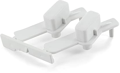 DL-pro Capuchon de touche pour Whirlpool Bauknecht 481071425341 Indesit C00311013 blanc Reset Start Bouton Démarrage Bouton-poussoir pour PWF AWO AWS Lave-linge