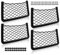 MaxAwe 4 STK Gepäcknetz, 36x18cm Auto Aufbewahrungsnetz mit Haken und Schrauben, Auto Ablagenetz für T4, T5, T6, Wohnmobil, Wohnwagen, LKW, Transporter