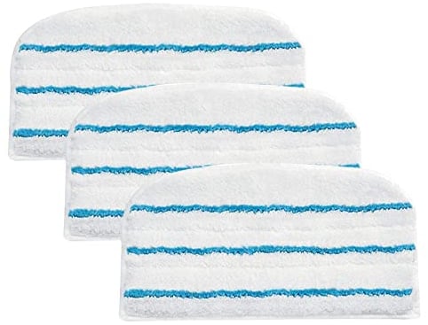4G-kitty 3 Pack Steam Mop Pads for Black and Decker Steam Mop FSM1610 FSM1630 Washable and Reusable Replacement Mopping Cloth