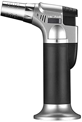 Luckxing Küchenbrenner Flambierbrenner Küchenbrenner Butan Gasbrenner Lötlampe Küchenbrenner Mit Sicherheitsschloss Butangasbrenner Küche Für Creme Brulee, BBQ, Grill, Kerzen, Kochen, Backen