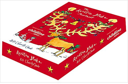 Quentin Blake Childline Weihnachtskarten, 20 Stück