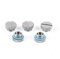 Accesorio Refrigeración, Tubo Refrigeracion Liquida, Adaptador Hardware Boca De Llenado Vaciado Tapón Tope Cierre Rosca G1/4 5piezas Latón Cromado Por Agua Sello Silicona Accesorios Para Computadora