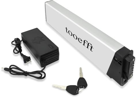 Tooefft 36V 10.4Ah 12.5Ah/13Ah 17.5Ah Akku DCH006 Elektro Fahrrad Akku 36Volt für Faltrad ADO A20F FIIDO M1 (L430mm 36V 17Ah)