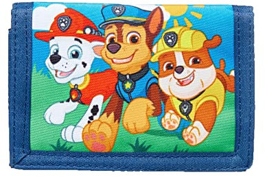 Paw Patrol Portefeuille de voyage à trois volets, bleu, taille unique, bleu, Taille unique