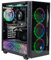 XUM Titan Prebuilt Gaming PC: AMD Ryzen 5 5500, Nvidia Geforce GTX 1050Ti 4GB, 16GB DDR4 RAM, 500GB NVMe SSD, 1TB HDD, 500W PSU 80+ Bronze, aRGB, WiFi 5, Windows 11 Home, Entry Level, Black Case