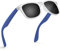 wearPro Sonnenbrille-Herren-Damen-Polarisiert-Rechteckig-Sonnenbrillen Unisex Retro Klassische Vintage Polarisierte Brille UV400 Schutz Classic Sunglasses Eckig für Fahren (Weißer Rahmen Blaues Grau)