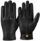 GSG SINCE 1998 Lederhandschuhe Herren Warm Kaschmir Gefüttert Lammfell Handschuhe Echtes Leder Winter Schwarz S