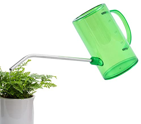 Annaffiatoio con beccuccio lungo, fiori da giardino, moderna tanica per acqua, annaffiatoio con beccuccio lungo per l'irrigazione di piante all'aperto smashing