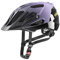 uvex Quatro cc - sicherer MTB-Helm für Damen und Herren - individuelle Größenanpassung - Verstellbarer Schirm - Lilac-Black matt - 52-57 cm