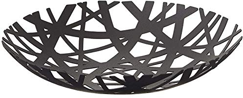 OQHAIR Frutero Torre Frutero Moderno Cocina Mostrador Cesta Titular Plato de Fruta Negro (Color: 2)