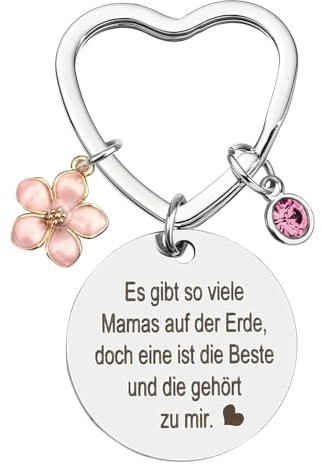 YADODO Schlüsselanhänger Mama Muttertagsgeschenke für Mama Schlüsselanhänger Personalisiert Mama Geschenk Geburtstagsgeschenk Geschenke für Danke Mama Mutter schwiegermutter Beste Geschenk