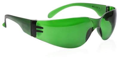 LIGHTMEUP Rotlicht-Therapie-Brille, Augenschutz für Infrarot- und LED-Lichtsitzungen, blockiert 200–2000 nm schädliche Wellenlängen, behält die Sichtbarkeit, leichte Rotlicht-Brille