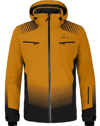 Bergson TAAVI | Herren Skijacke, wattiert, 20000 mm Wassersäule, Hollywood Gold [521], 48 - Herren