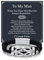 Bandmax Lederarmband Herren Edelstahl Wickelarmband Armband An Meinen Mann Geflochtenes Armband mit Karte Knotenarmband 21CM Accessoire Schmuck