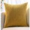 Kissenbezug Kordsamt 2er Set, Gestreift Kissenbezug Verzieren Kissen, Kissenbezug Sofakissen Bezug Zierkissen Couchkissen Kissenhülle für Sofa, Schlafzimmer, Wohnzimmer, Balkon(Dark yellow,80 x 80 cm