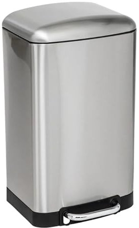 FIVE Simply Smart - Poubelle de Cuisine en Inox Ariane 20L Argent