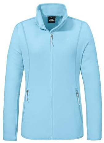 Schöffel Damen Fleece Jk Style Ash WMS, leichte Fleecejacke aus wärmendem Tecnopile, schnelltrocknende Outdoorjacke mit 2-Wege-Stretch