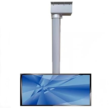 DRFGNF TV Mount Bracket Electric TV Lift - TV Wall Mount, Motorized Ceiling Mount, 90° Flip Up, Bracket(19.6inch)