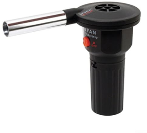 Soffiatore compatto da esterno per barbecue e falò, essenziale per accendere il fuoco e grigliare