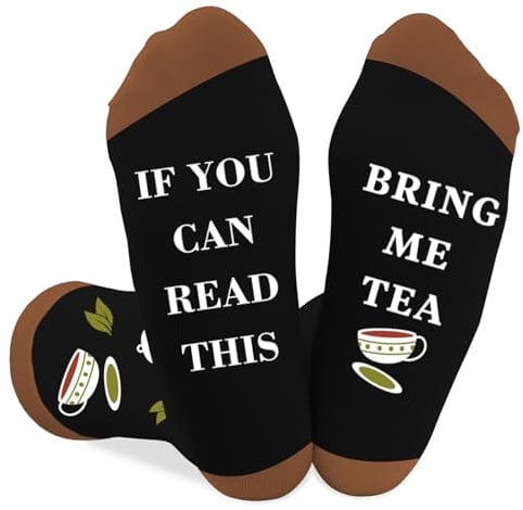 Coopyin Tea Gifts for Women and Men Funny Gifts for Tea Lovers Themed Socks Accessories Christmas Birthday Stocking Stuffers Mothers Day Fathers Day Valentines Gifts Ideas for Mum Friend Family