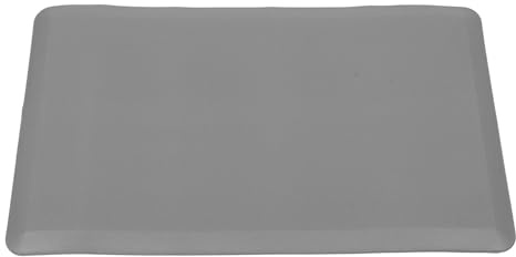 FONDOTIN Alfombrilla Antideslizante de Cocina Acolchada Alfombra Antifatiga para Fregadero Protección contra Fatiga y Fácil Limpieza Gris Plata