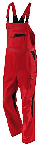 KÜBLER Workwear | IMAGE DRESS Arbeitslatzhose | mittelrot/schwarz | Größe 32