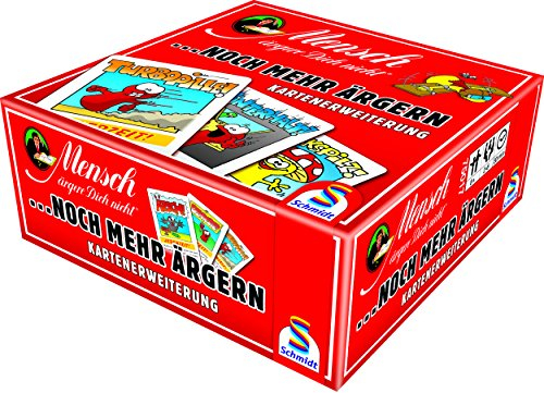 Schmidt Spiele 75017 - Mensch ärgere Dich nicht Kartenerweiterung, rot