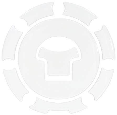 BIKE-label Tankpad Tankdeckel White Weiß universell kompatibel für Honda 600033